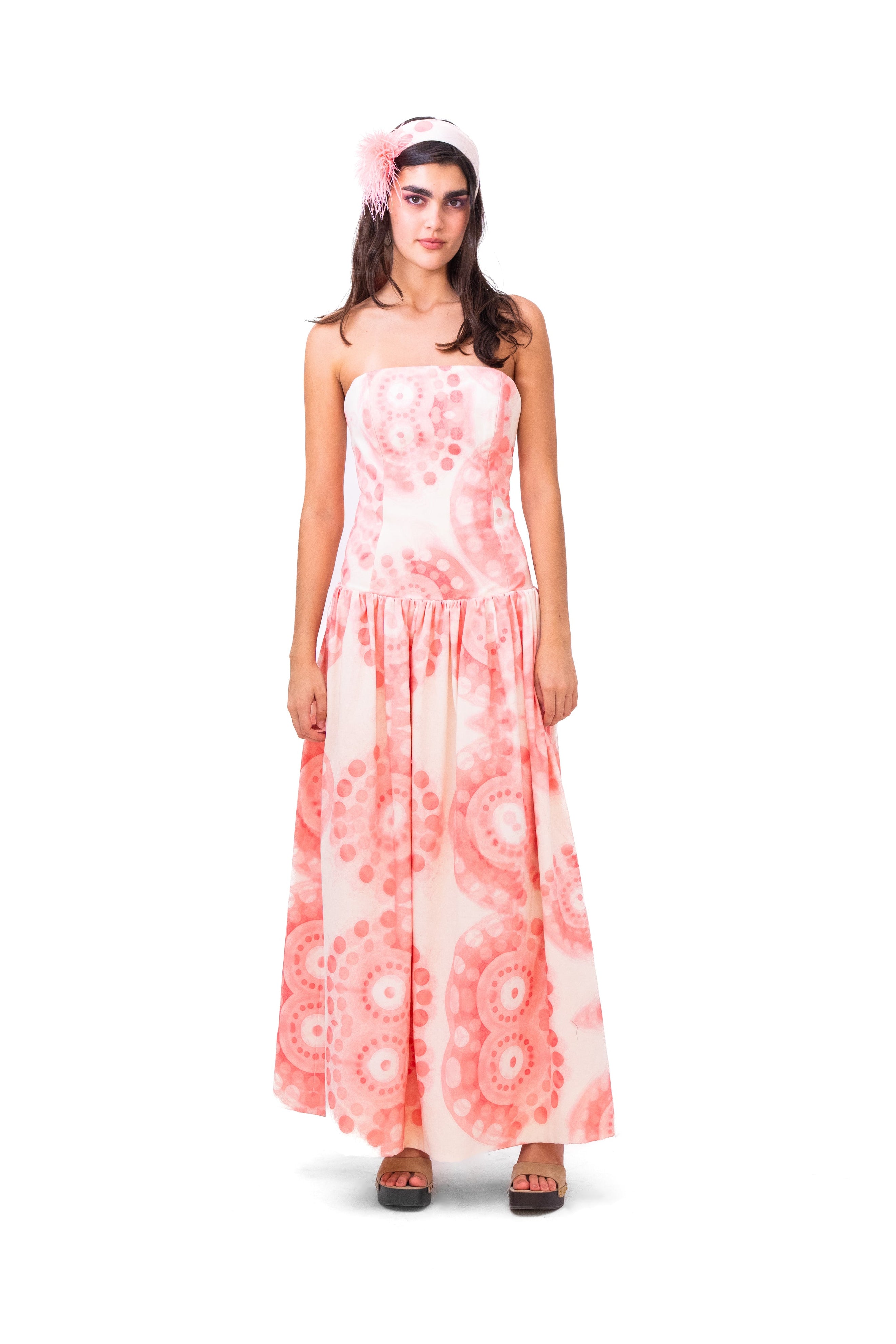 Almada Pink Long Dress