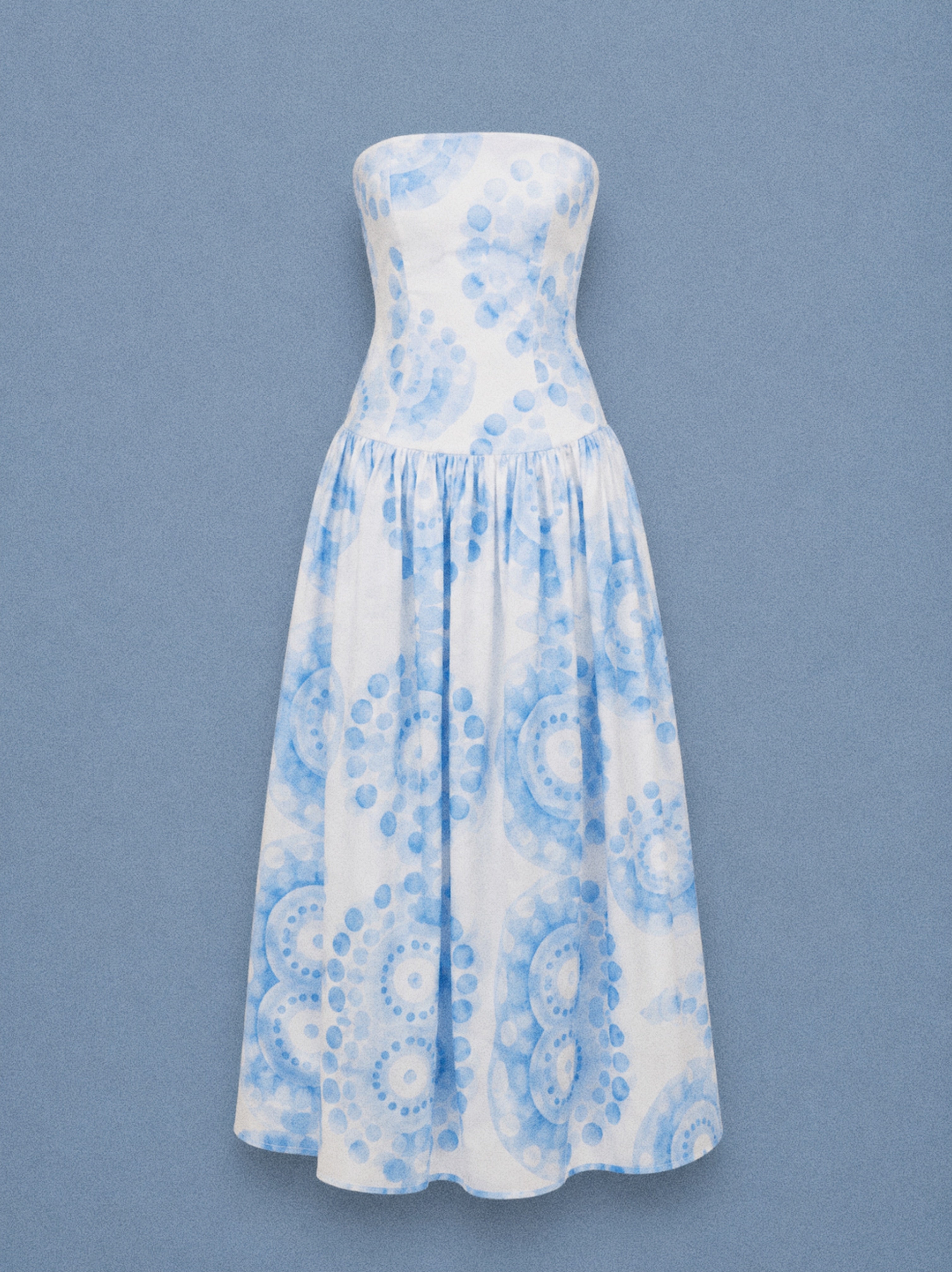Almada Blue Long Dress