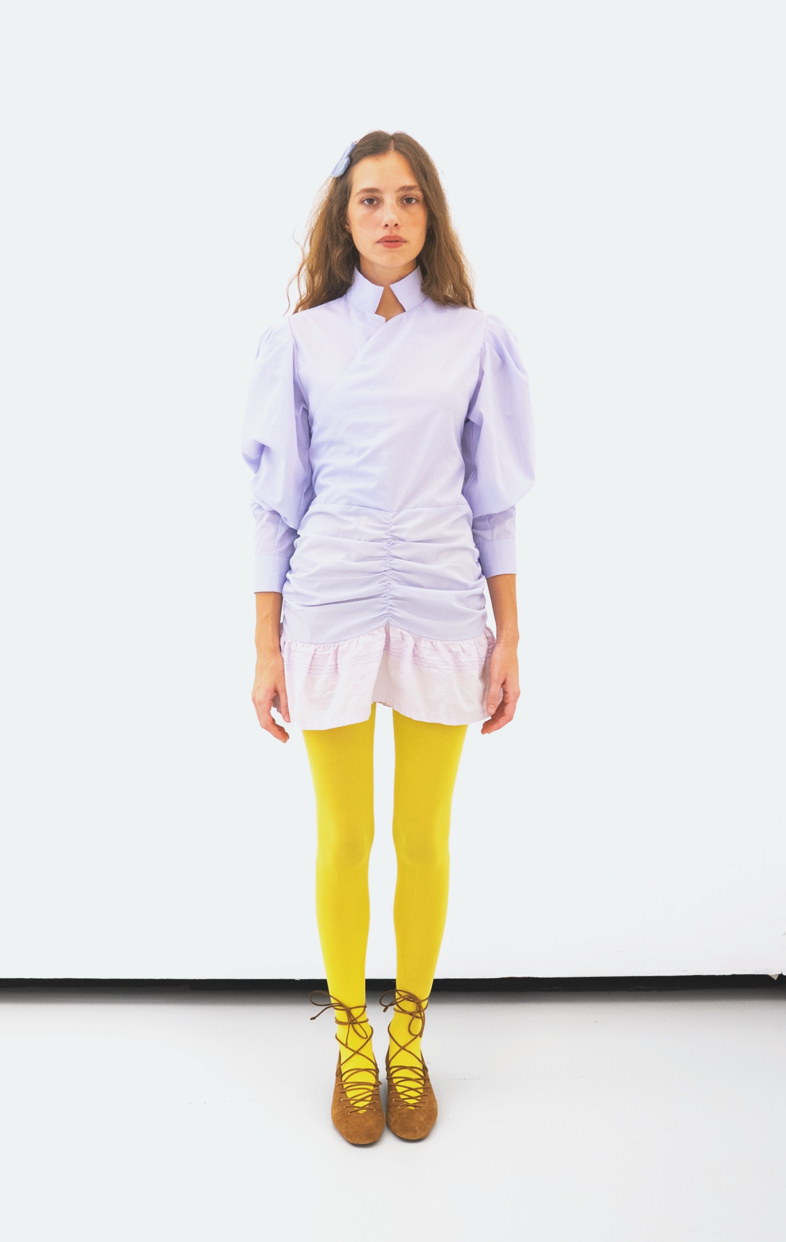 Lilac Mini Cotton Dress