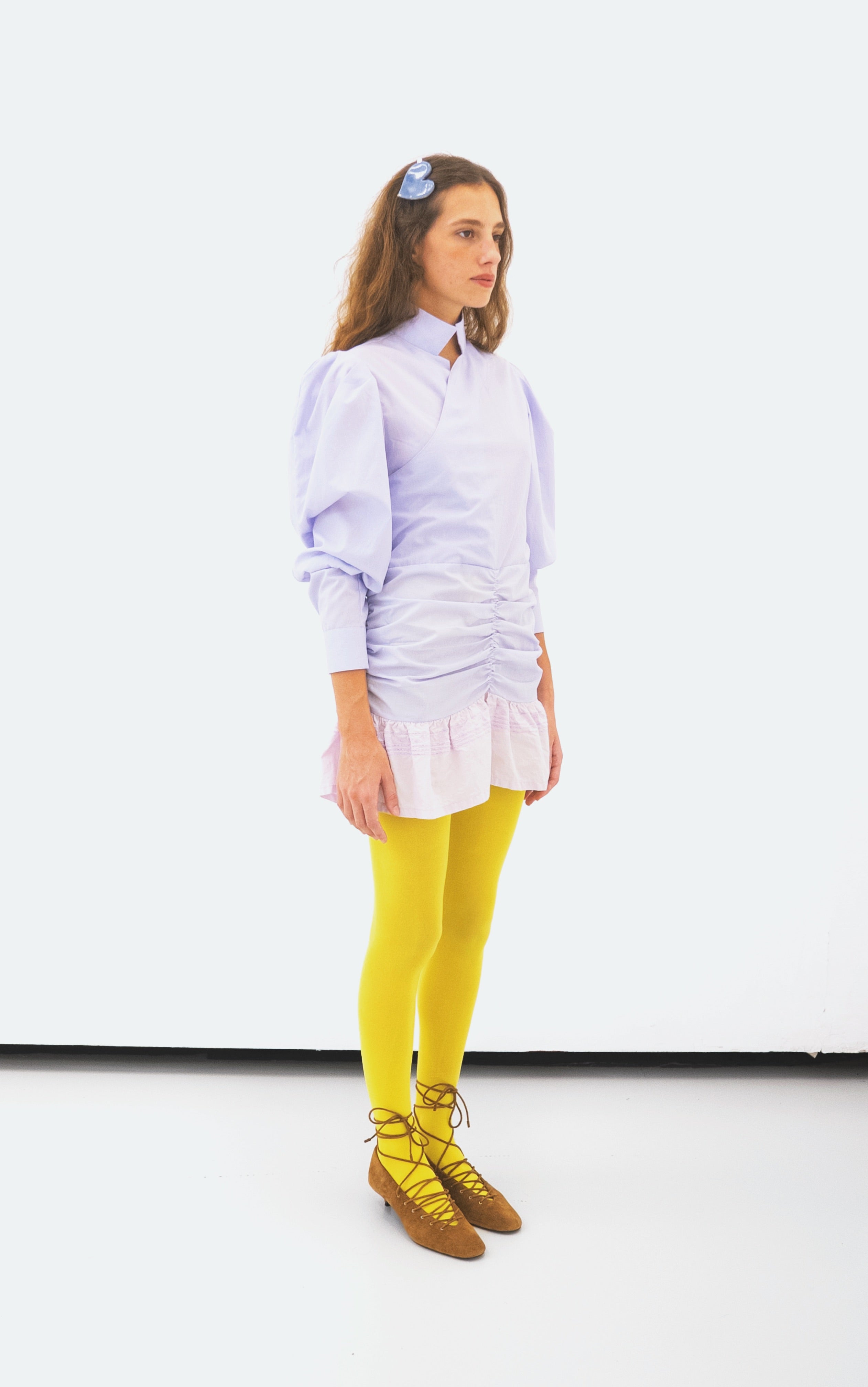 Lilac Mini Cotton Dress