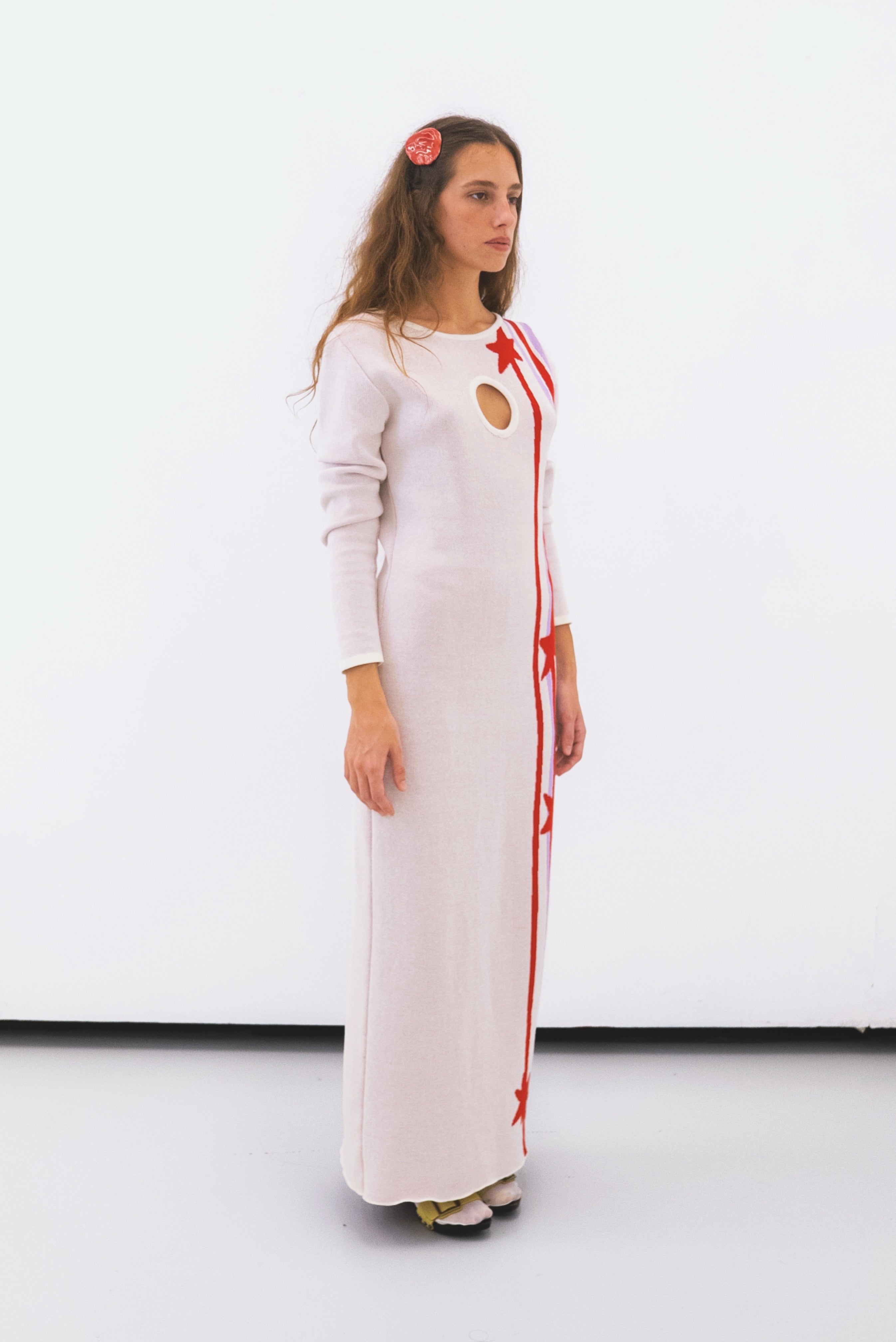 Jacquard Knit Stars Dress