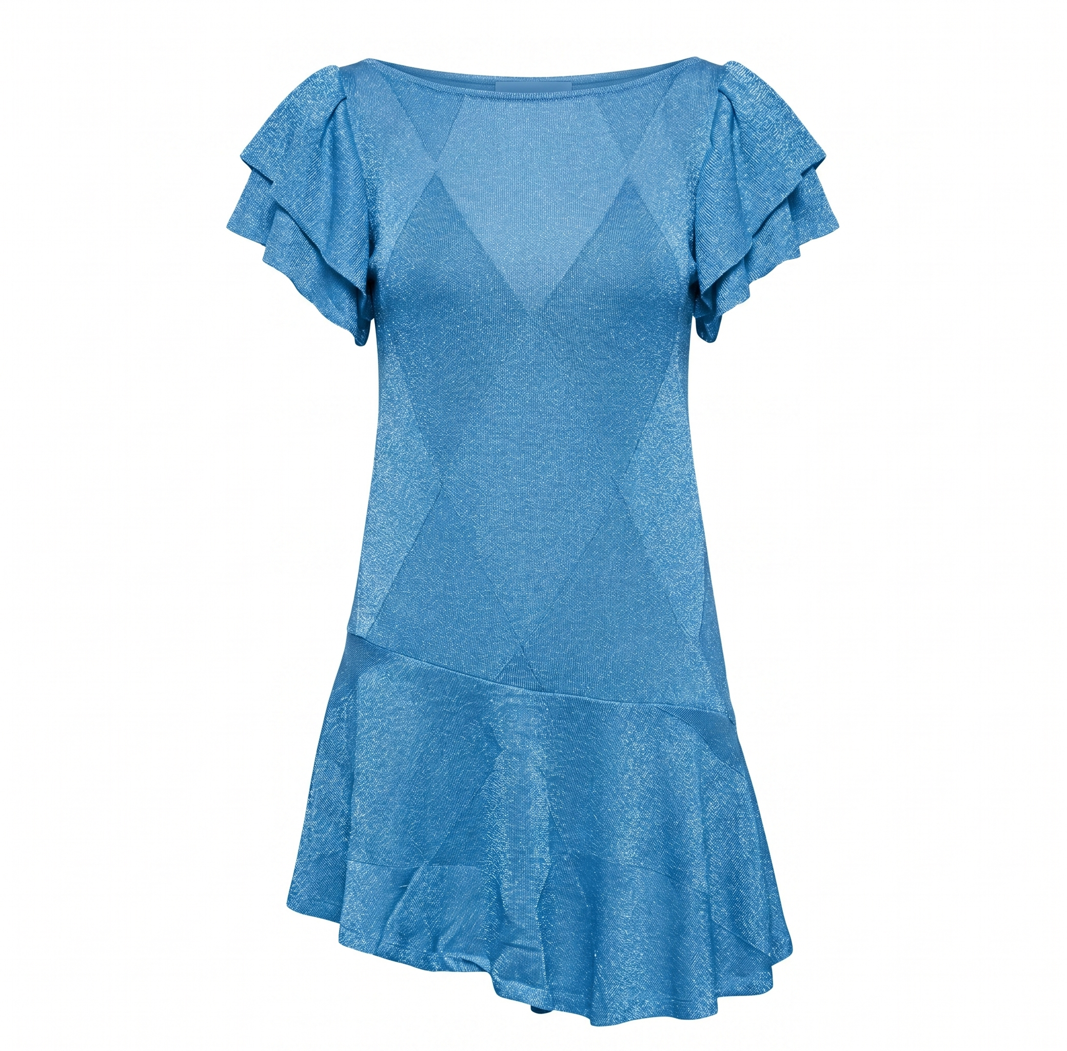Knit Diamond Mini Dress